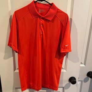 Nike Men's Golf  Red Polo Shirt